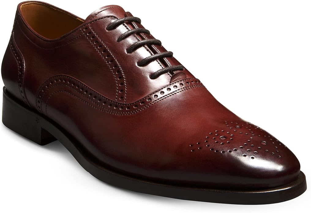 Burgundy Oxford shoes