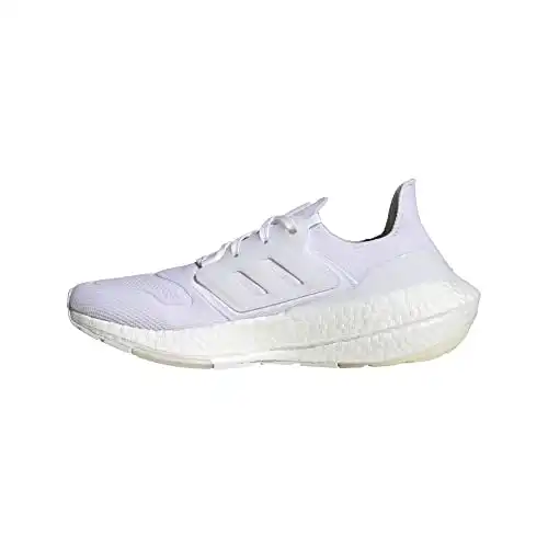 adidas Women’s Ultraboost 22 Running Shoe, White/White/Crystal White, 7