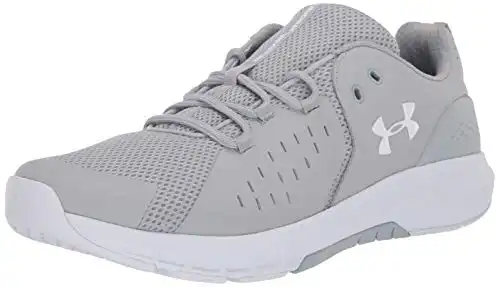 Under Armour Men's Charged Commit 2.0 Cross Trainer Running Shoe, Mod Gray (102)/White, 7