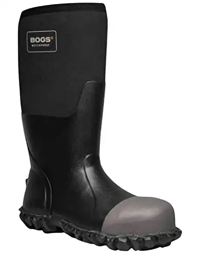 BOGS Men's Mesa Steel Toe Ankle Boot, Black, 7