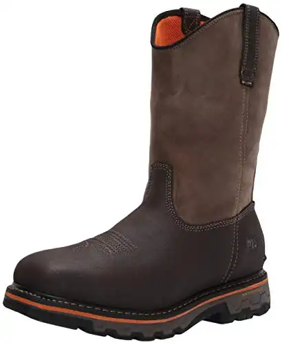 Timberland Men's True Grit Pull-On Composite Safety Toe Waterproof Pullon NT WP, Brown: Turkish Rancher, 9.5