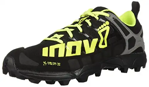 Inov-8 Men's X-Talon 212 Trail Running Shoe, Black/neon Yellow/Grey, 5 C US