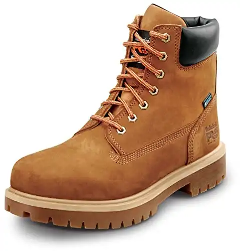 Timberland PRO 6IN Direct Attach, Men's, Cinnamon, Steel Toe, EH, WP/Insulated, MaxTrax Slip-Resistant Boot (8.0 M)