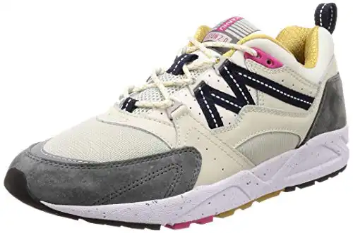 Karhu Karhu Fusion 2.0 White Leather And Nylon Sneaker And Grey Suede. 10(US)-10(US) Multicolour