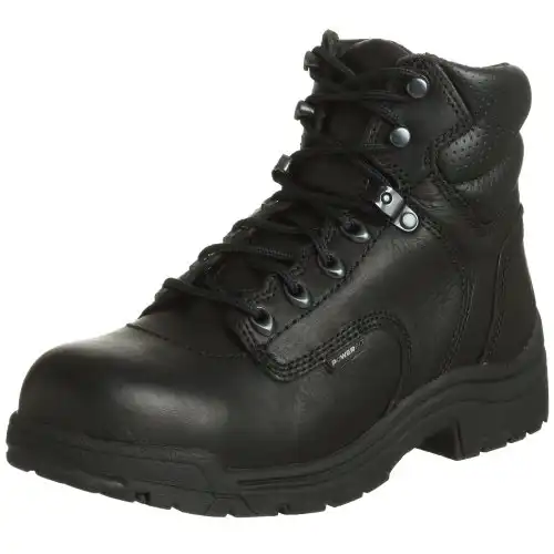Timberland PRO Women's 72399 Titan 6" Safety-Toe Boot,Black,10 M