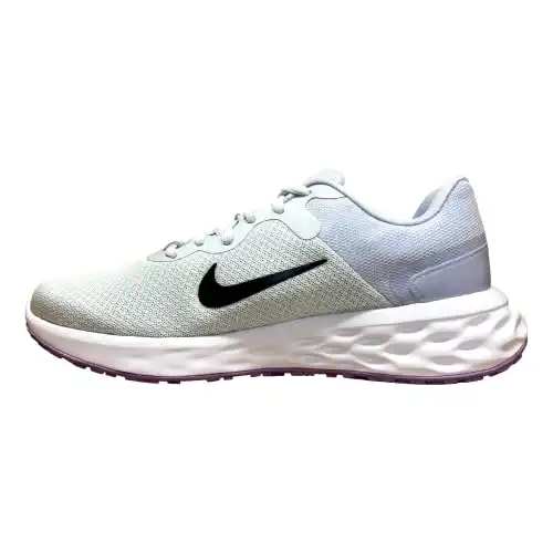 Nike Womens Revolution 6 RN Running Shoe DC3729 004 (Pure Platinum/Cave Purple, 9)