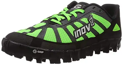 Inov-8 Mens Mudclaw G 260 V2 Trail Running Shoes - Ultra -Durable & Breathable Perfect for Obstacle Course Races - Black/Green - 12.5