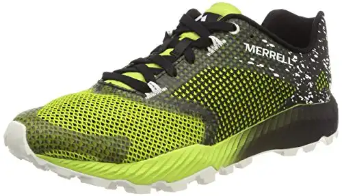 Merrell Men's All Out Crush 2 Sneaker, Black/Speed Green, 9 M US