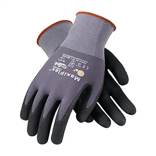 Maxiflex 34-874 Ultimate Nitrile Grip Work Gloves, Small, 3 Piece
