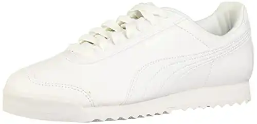 PUMA Men's Roma Athletic Shoes White, White, 12