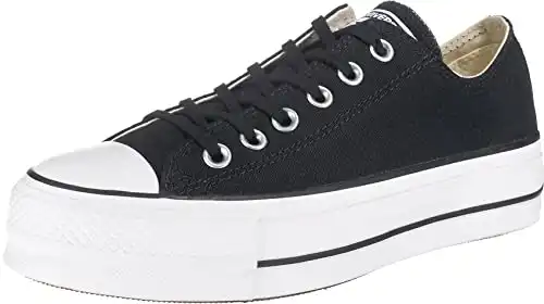 Converse Women's Chuck Taylor All Star Lift Sneakers, Black/White/White, 11 Medium US