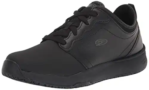 Dr. Scholl's Shoes Women's Drive Slip-Resistant Sneaker, Black, 6