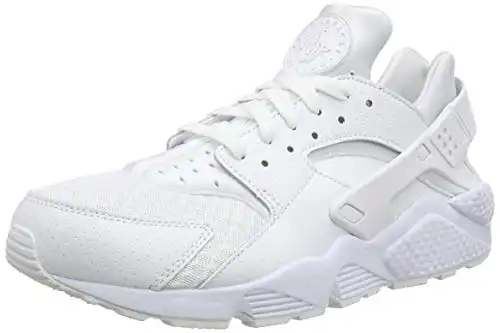 Nike Men's Air Huarache White/White/Pure Platinum Running Shoe 10
