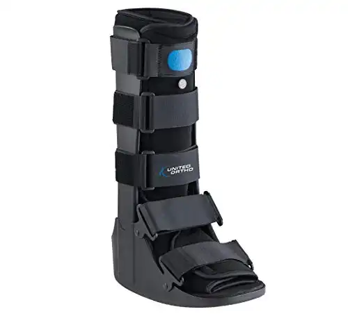 United Ortho Air Cam Walker Fracture Boot, Extra Small, Black