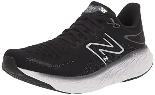 New Balance Men's Fresh Foam X 1080 V12 Running Shoe, Black/Thunder/White, 9.5 X-Wide