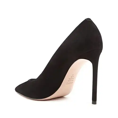 SCHUTZ Women's Lou Pointed Toe Pump Heels, Black, Size 5