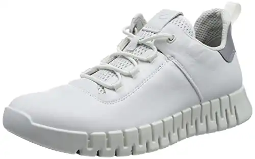 ECCO Men's Gruuv Sneaker, White, 5-5.5