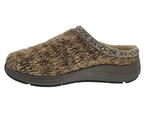 Drew Men's Relax Non-Slip Fabric Sweater Knit Slippers With Support 11.5 M US