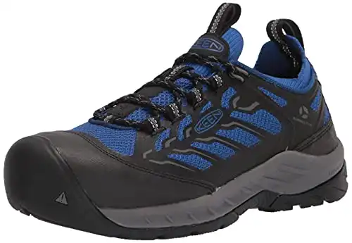 KEEN Utility Men's Flint II Sport Low Composite Toe Work Shoe, Nautical Blue/Black, 10.5