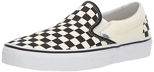 Vans, Slip-On, Black/Off-White Checkerboard – 9 W/7.5 M (D) US