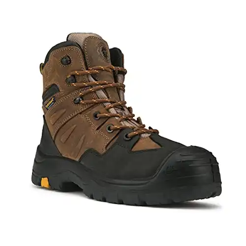 ROCKROOSTER Woodland - Men's Composite Toe Waterproof Work Boots for Construction, Landscaping, Maintenance, Transportation and Utilities EH AK669-9.5