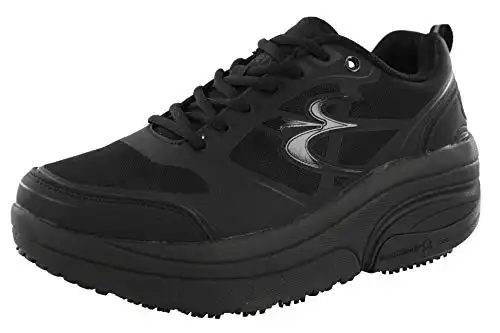 Gravity Defyer Men's G-Defy Ion Black Athletic Shoes 9 M US Pain Relief Shoes for Plantar Fasciitis Shoes for Heel Pain