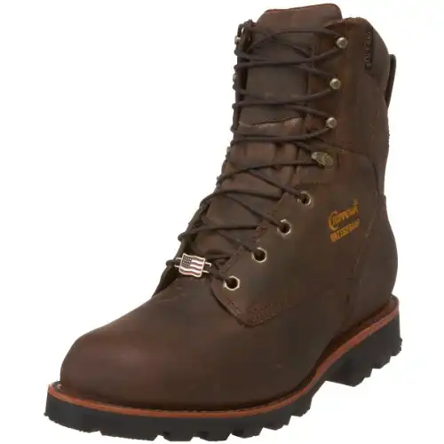 Chippewa Men's 29416 8" Waterproof Insulated Work Boot,Bay Crazy Horse,11 E US