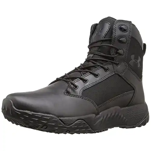 Under Armour mens Stellar Military and Tactical Boot, Black (001 Black, 12.5 US