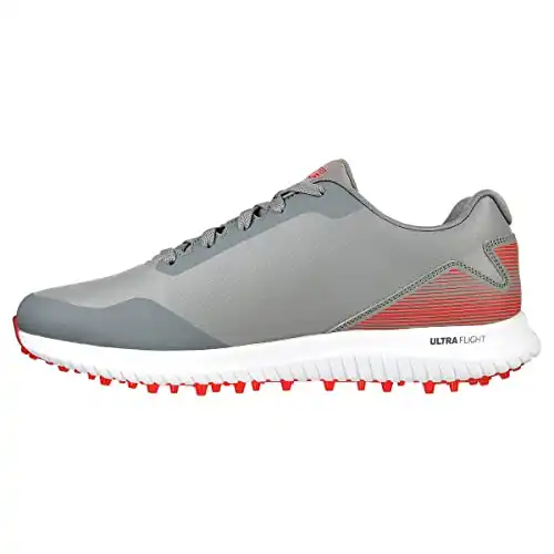 Skechers Golf GO Golf Max 2 Spikeless Schuhe Grau/Rot Größe 10 Medium