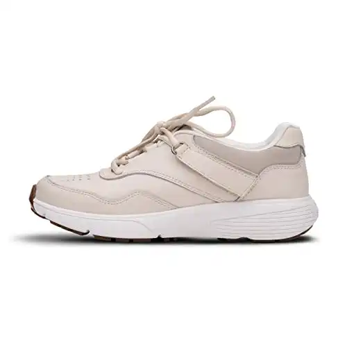 Dr. Comfort Theresa Hook and Loop Athletic Shoes-Therapeutic-Diabetic Shoes for Women, Beige, 9 Wide (C/D)