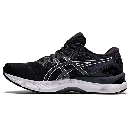 ASICS Men's Gel-Nimbus 23 Running Shoes, 11.5, Black/White