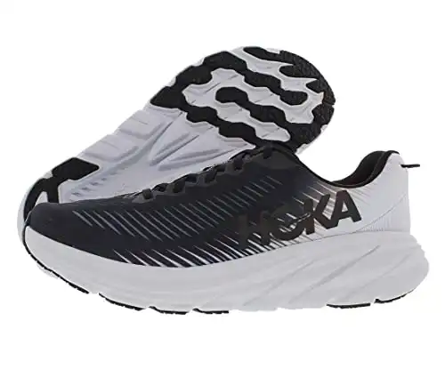 HOKA ONE ONE Rincon 3 Mens Shoes Size 12, Color: Black/White