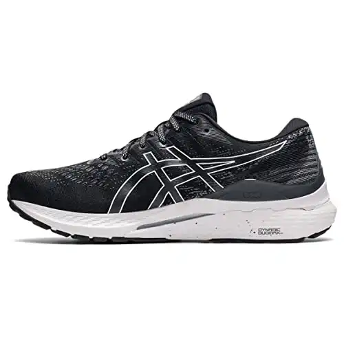 ASICS Men's Gel-Kayano 28 Running Shoes, 11.5, Black/White