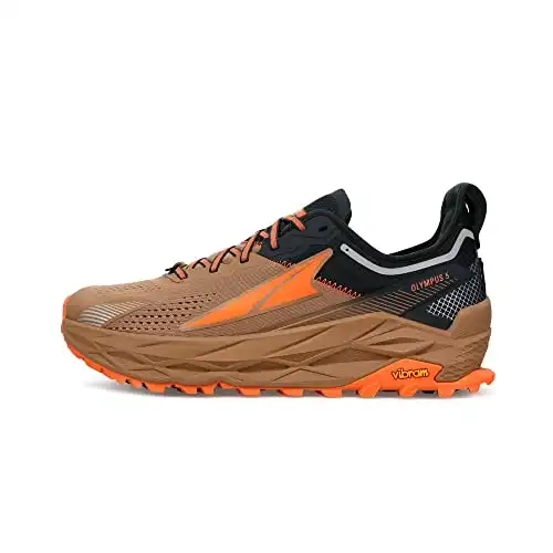 ALTRA Men's AL0A7R6P Olympus 5 Trail Running Shoe, Brown - 11.5 M US