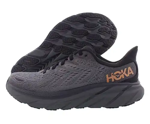 HOKA ONE ONE Clifton 8 Womens Shoes Size 8, Color: Anthracite/Copper