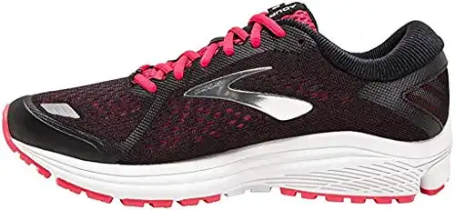 Brooks Women's Aduro 6 Running Shoes, Multicolour (Black/Pink/Silver 090), 5 UK