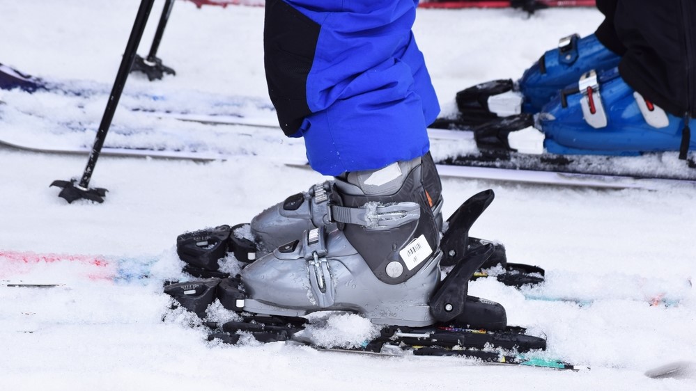 skier's toe