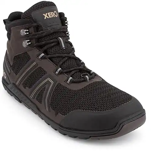 Xero Shoes Men's Xcursion - Zero Drop, Vollkommen Wasserdichter Wanderschuh, Bison (2021 Version), 6.5
