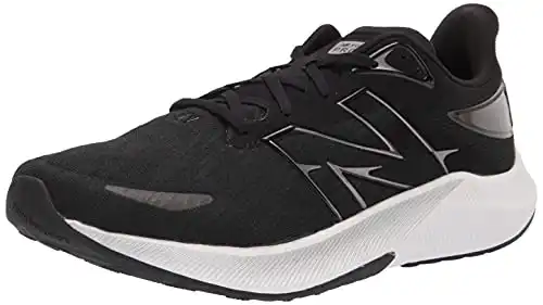 New Balance Men's FuelCell Propel V3 Running Shoe, Black/White, 7.5 Wide