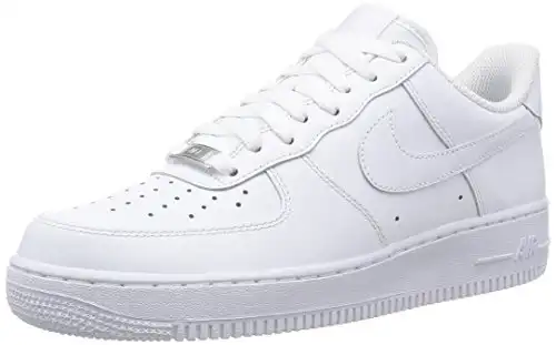 Nike Herren Air Force 1 Low '07 CW2288 111 Weiß auf Weiß - Größe 9.5