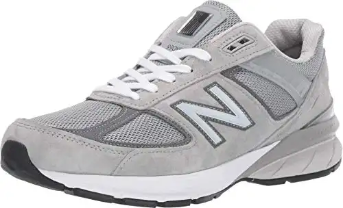 New Balance Herren 990 V5 Sneaker, Grau/Castlerock, 9 Schmal