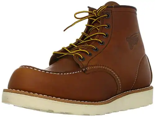 Red Wing Heritage Men's Classic Work 6-Inch Moc Toe Boot,Brown,12 D US