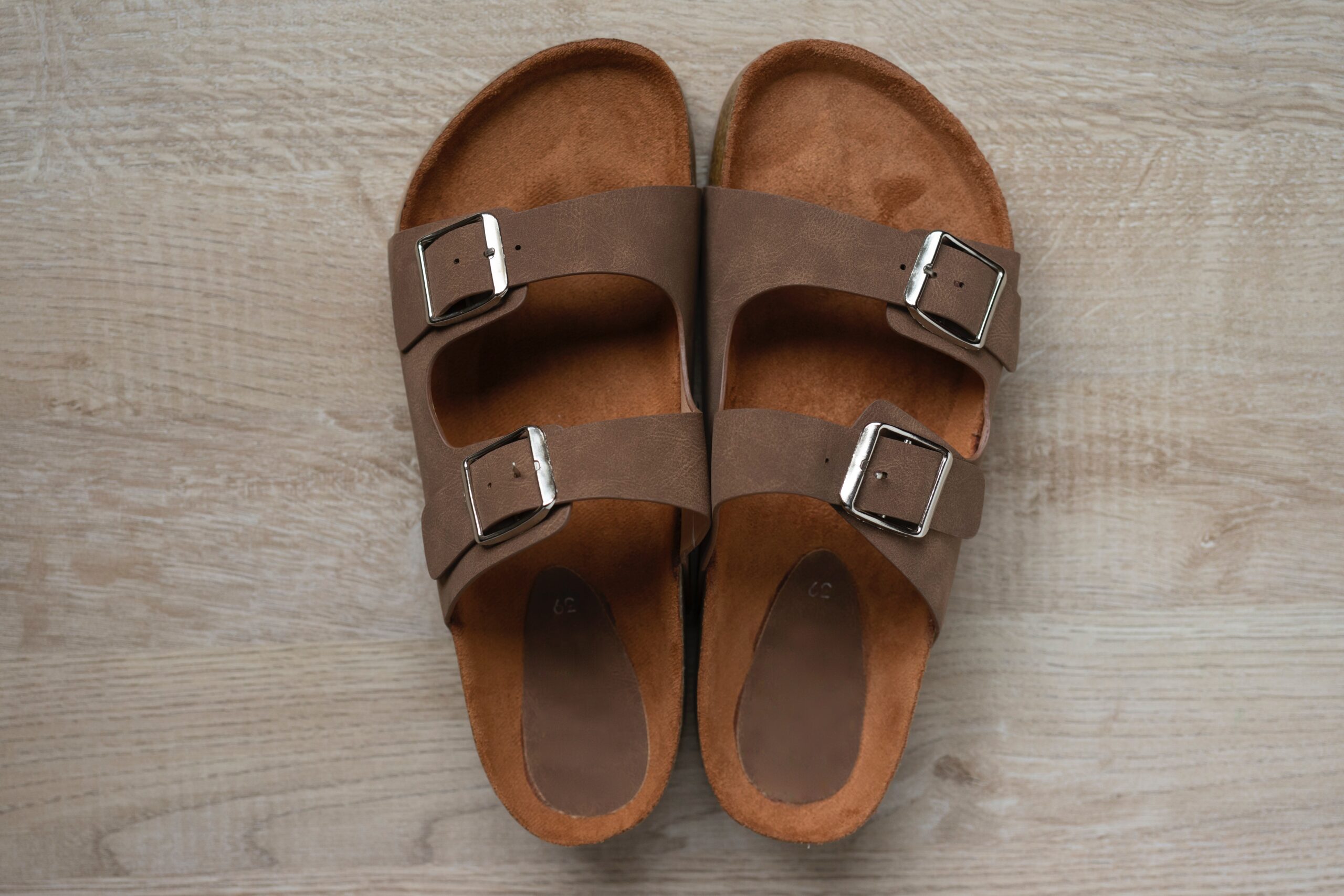 how to clean sandals