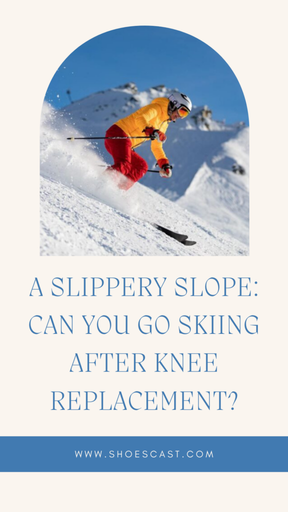 Ein rutschiger Abhang: Kann man nach einer Kniegelenksprothese Ski fahren?