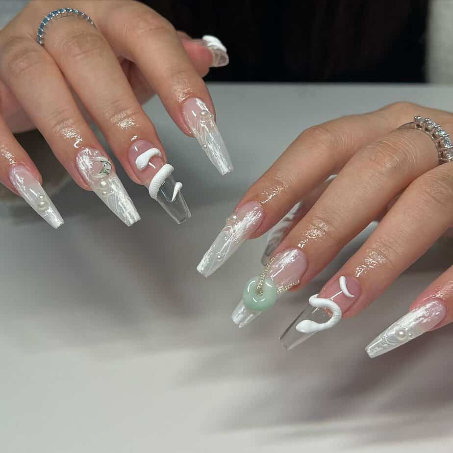 20 Clear Nail Designs That Are Clearly Fabulous