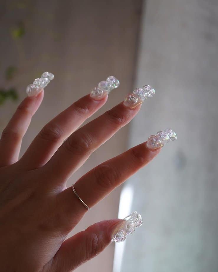 20 Clear Nail Designs That Are Clearly Fabulous