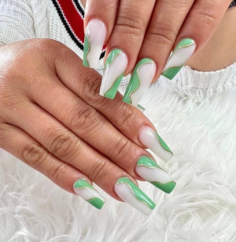 20 Green Nail Designs To Make Everyone Green With Envy