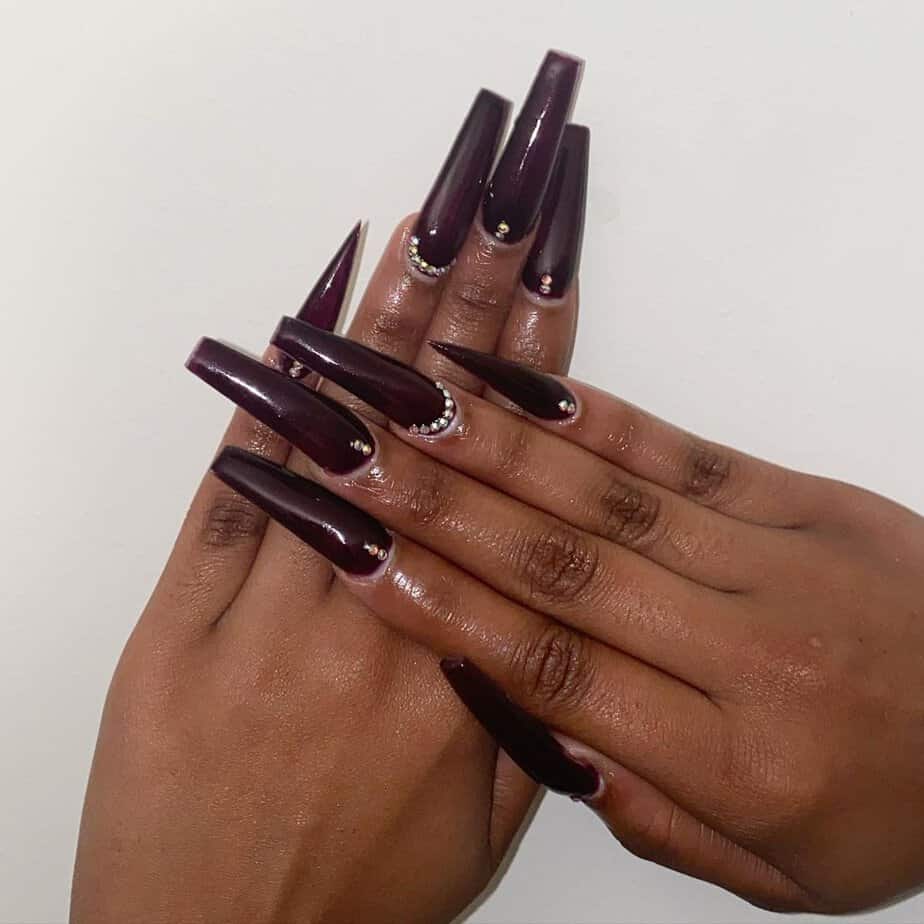 20 Magnetizing Black Cherry Nails For Unmatched Charm