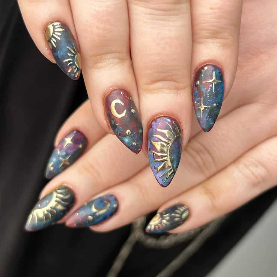 18 Astonishing Galaxy Nails To Feel Like You're In Outer Space