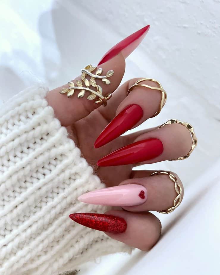 20 Red Nail Ideas Hotter Than Red Pepper